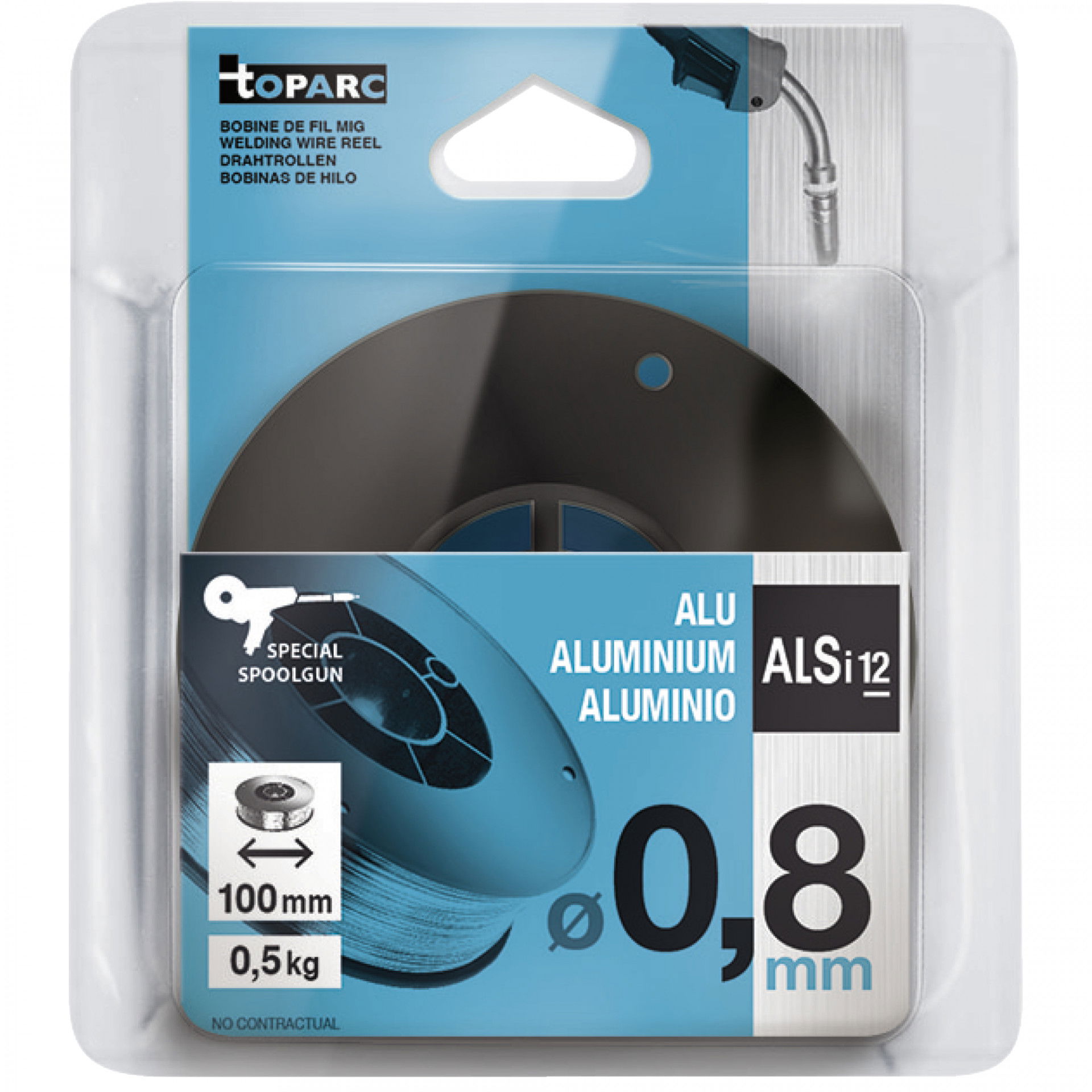 GYS AlSi12 hegesztő huzal, 0.8 mm, 0.5 kg/tekercs termék fő termékképe