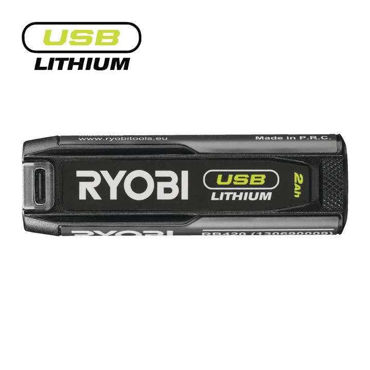 Ryobi RB420 USB Li-ion akkumulátor, 4 V, 2.0 Ah (USB-C töltőkábellel) termék fő termékképe