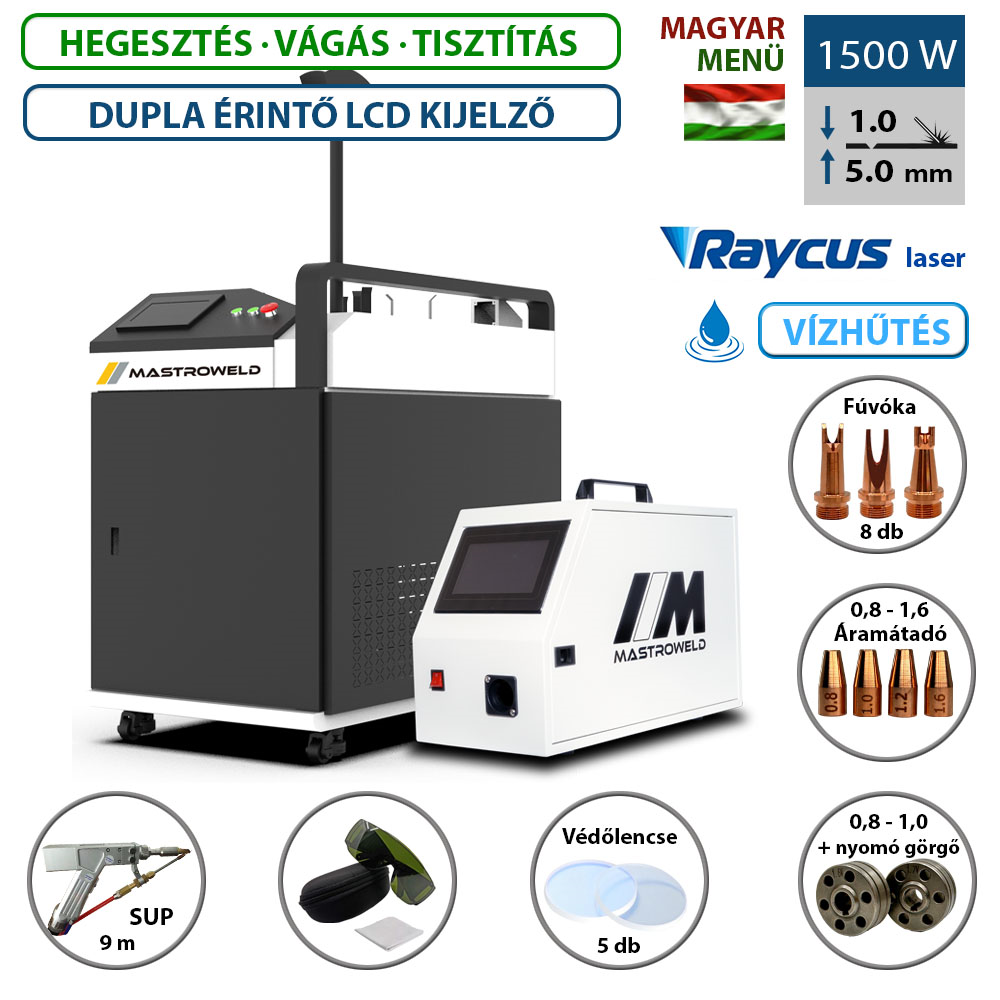 Mastroweld MASTRO LASER-1500 M lézerhegesztő, vágó, tisztító gép termék fő termékképe