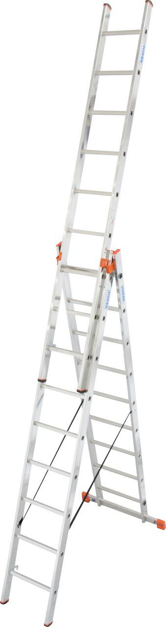 Krause MONTO Tribilo háromrészes létrafokos sokcélú létra, 3x9 fokos termék fő termékképe