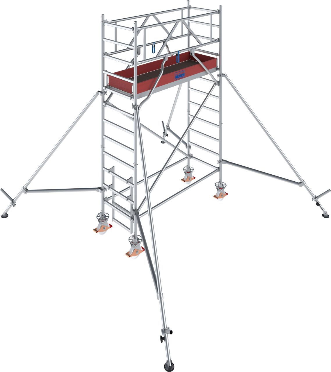 Krause STABILO Professional gurulóállvány, 1000 -es sorozat, mezőméret: 2 m x 0.75 m, munkamagasság: 4.3 m termék fő termékképe
