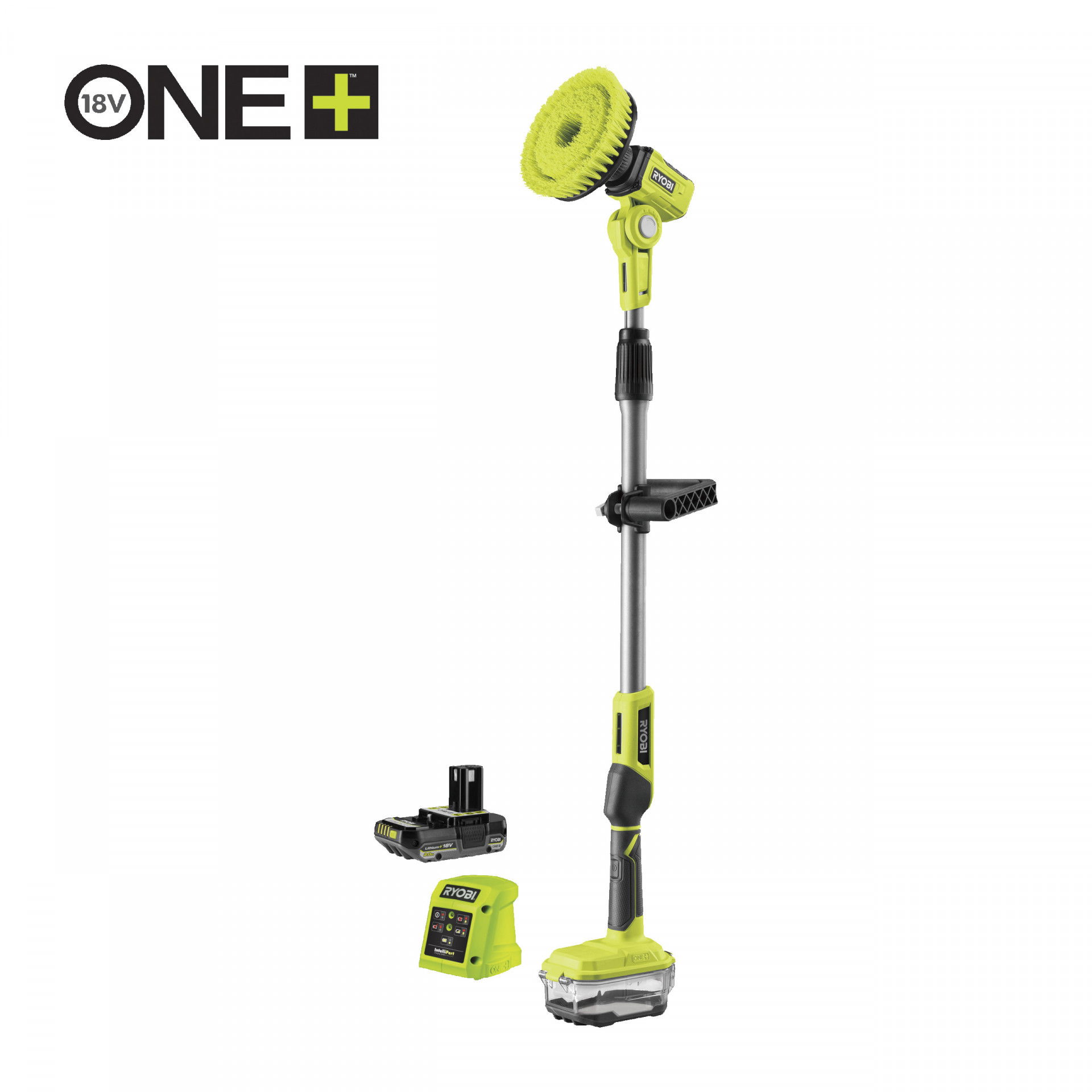 Ryobi R18TPS-120 G akkus teleszkópos súroló ( 1 x 2.0 Ah Li-ion akkuval) termék fő termékképe