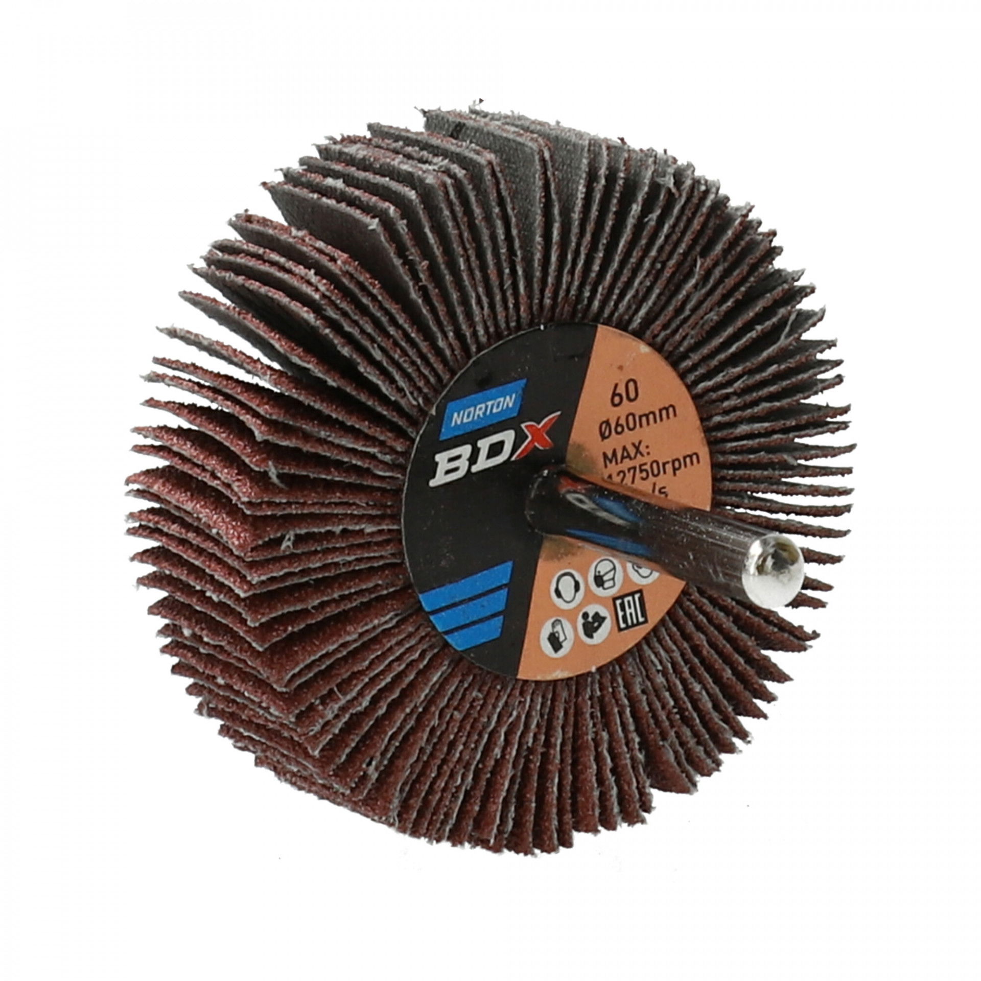 Norton Metal R207Plus csapos lamellás csiszolókorong Ø60x20x6mm P60, 10 db/csomag termék fő termékképe