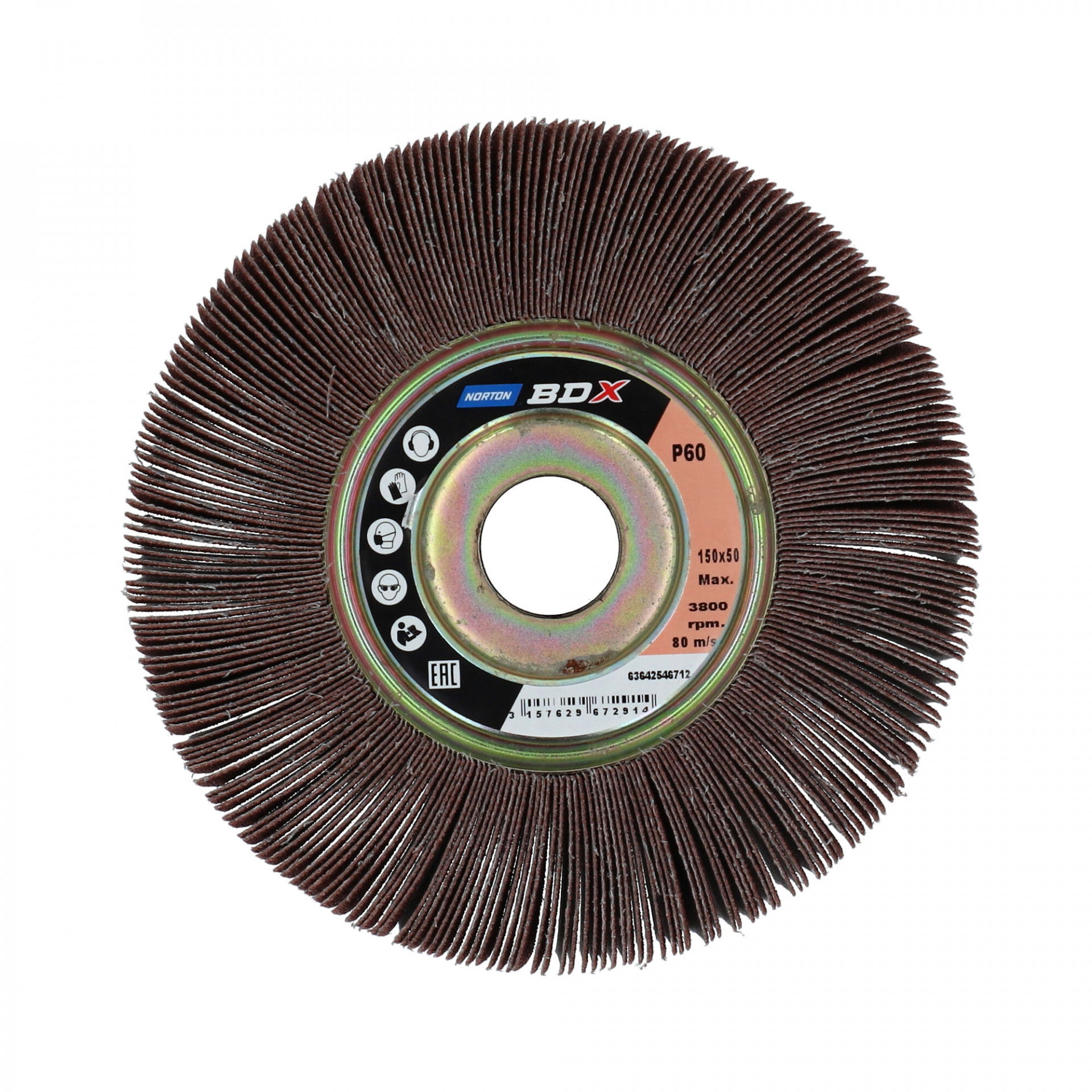 Norton R207Plus szaturnusz lamellás csiszolókorong Ø150x50x25mm P60 termék fő termékképe