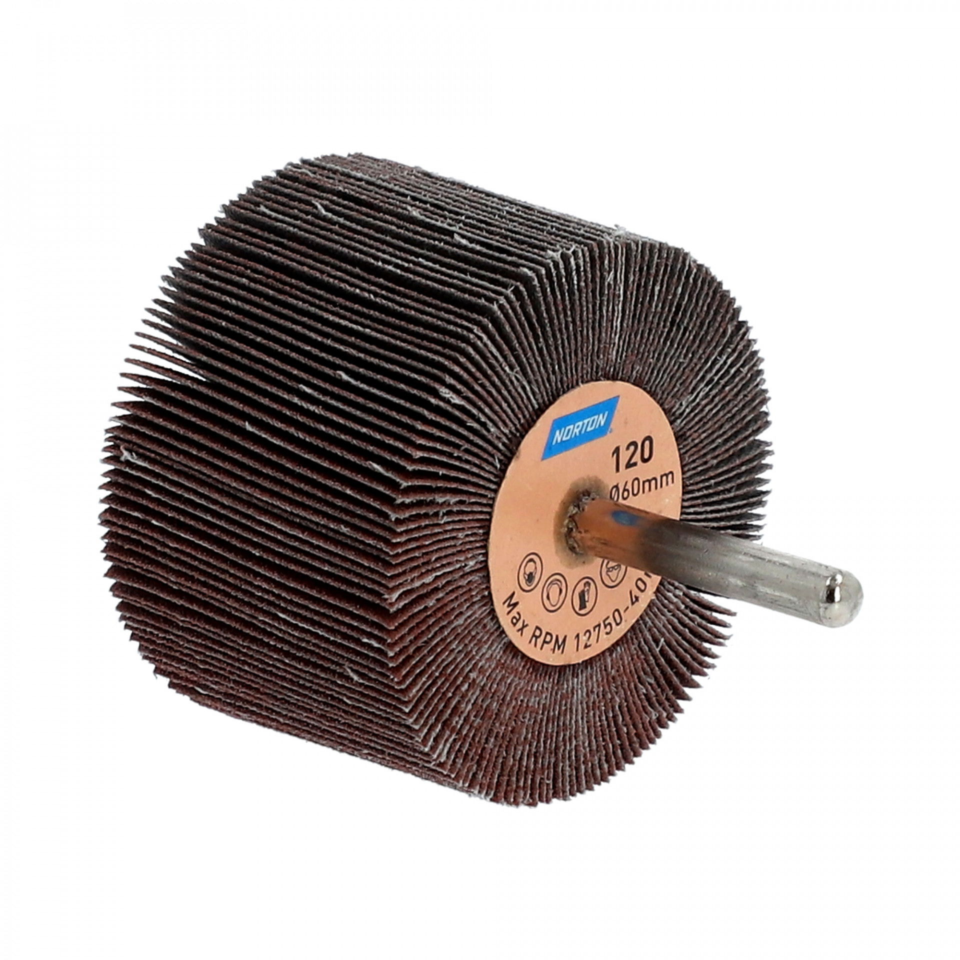 Norton Metal R207Plus csapos lamellás csiszolókorong Ø60x40x6mm P120, 10 db/csomag termék fő termékképe