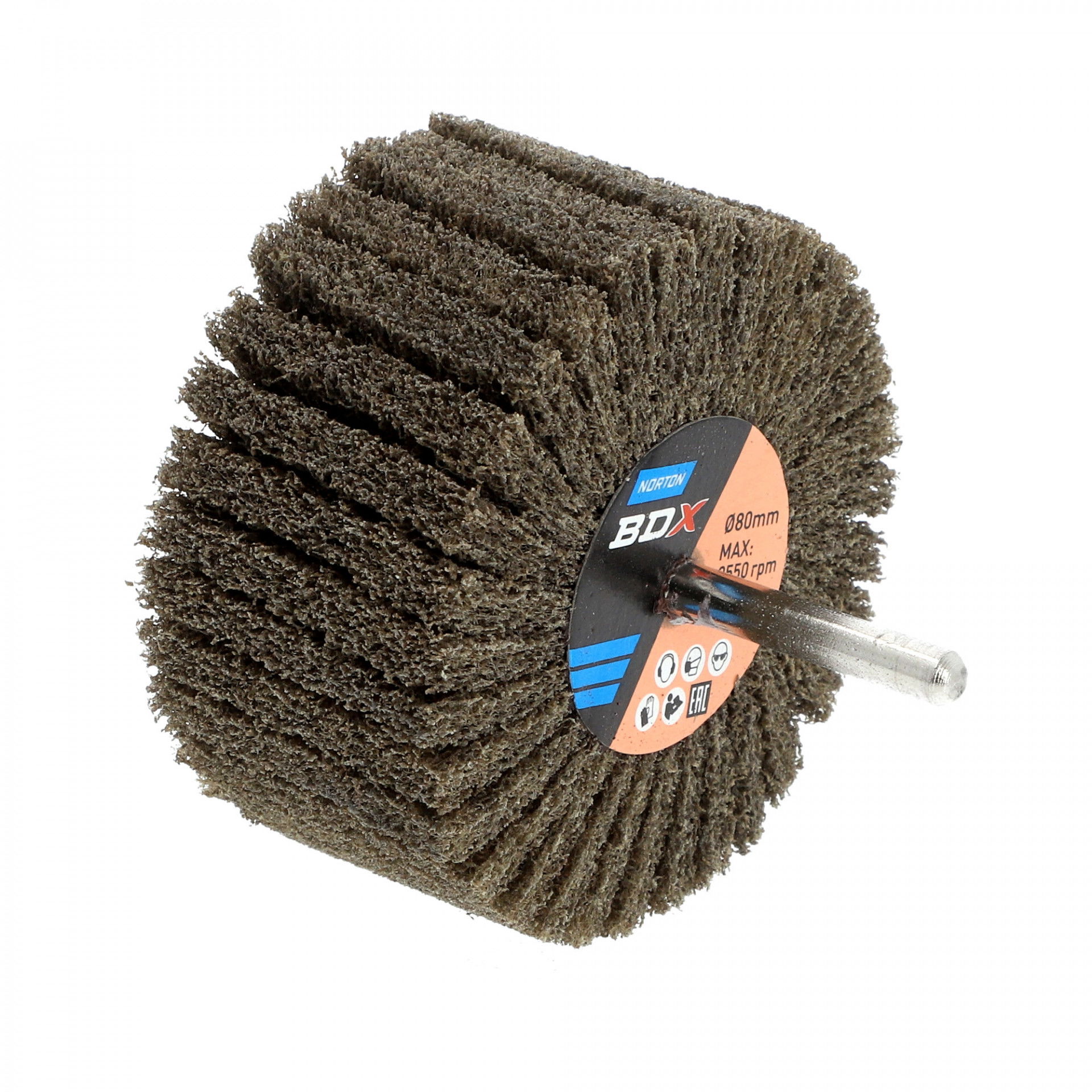 Norton Beartex csapos lamellás csiszolókorong Ø80x40x6mm Medium A, 10 db/csomag termék fő termékképe