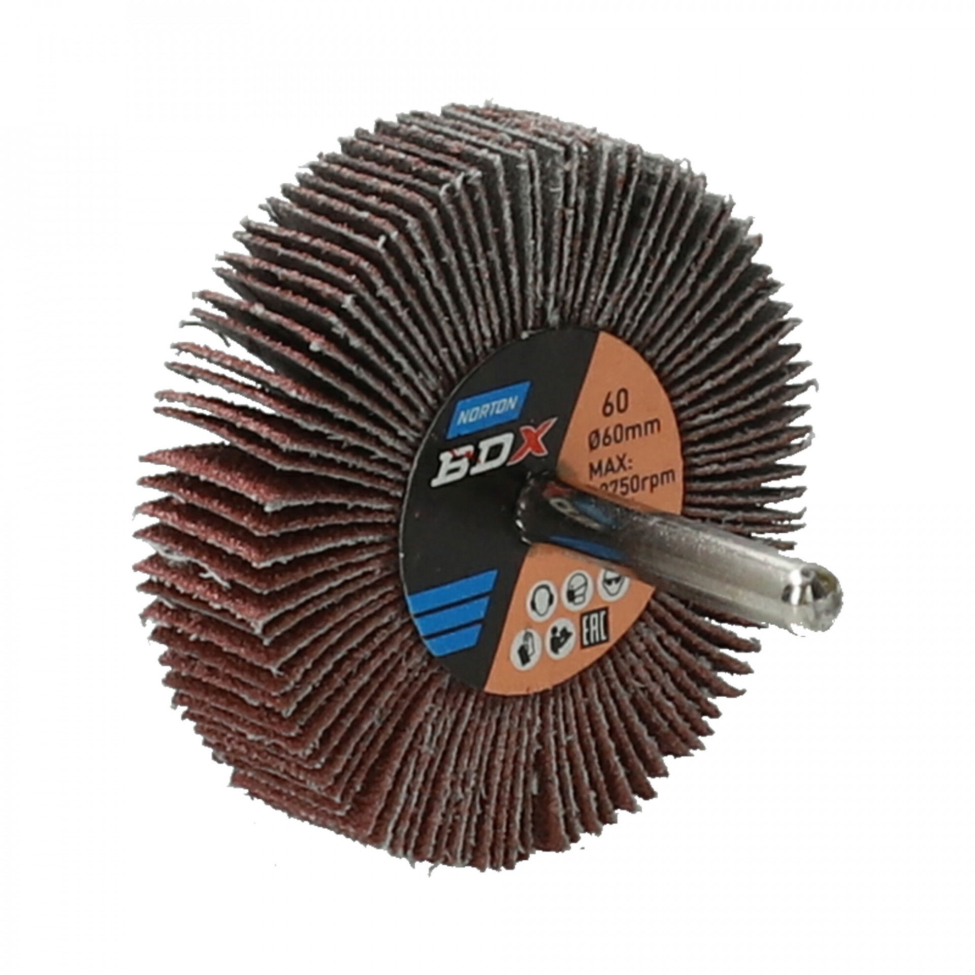 Norton Metal R207Plus csapos lamellás csiszolókorong Ø60x15x6mm P60, 10 db/csomag termék fő termékképe