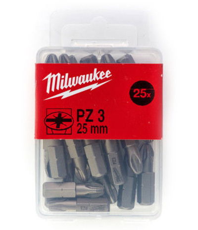 Milwaukee Csavarozó bit, 25 mm, PZ 3, 25 db/csomag termék fő termékképe