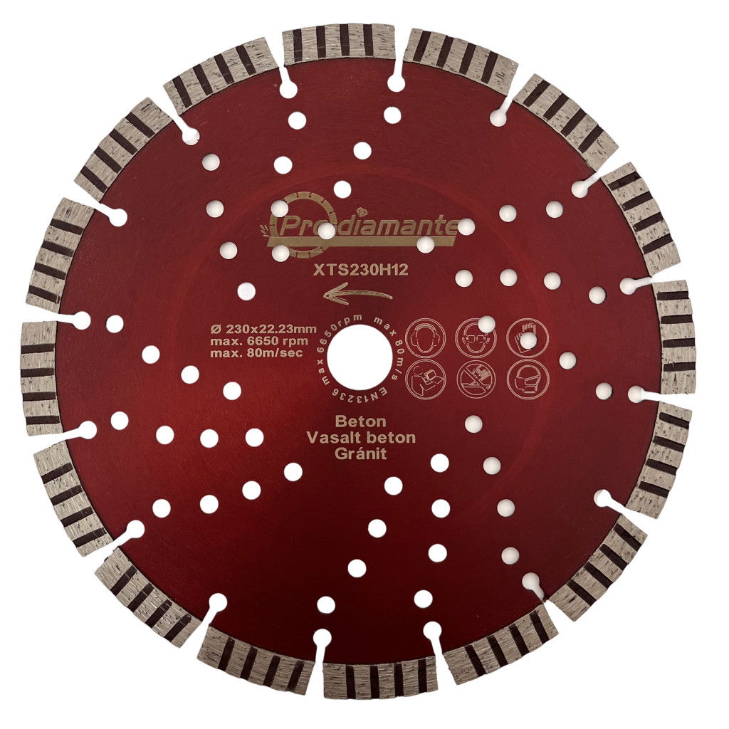 Prodiamante XTS230H12 vasaltbeton vágókorong Ø230mm termék fő termékképe
